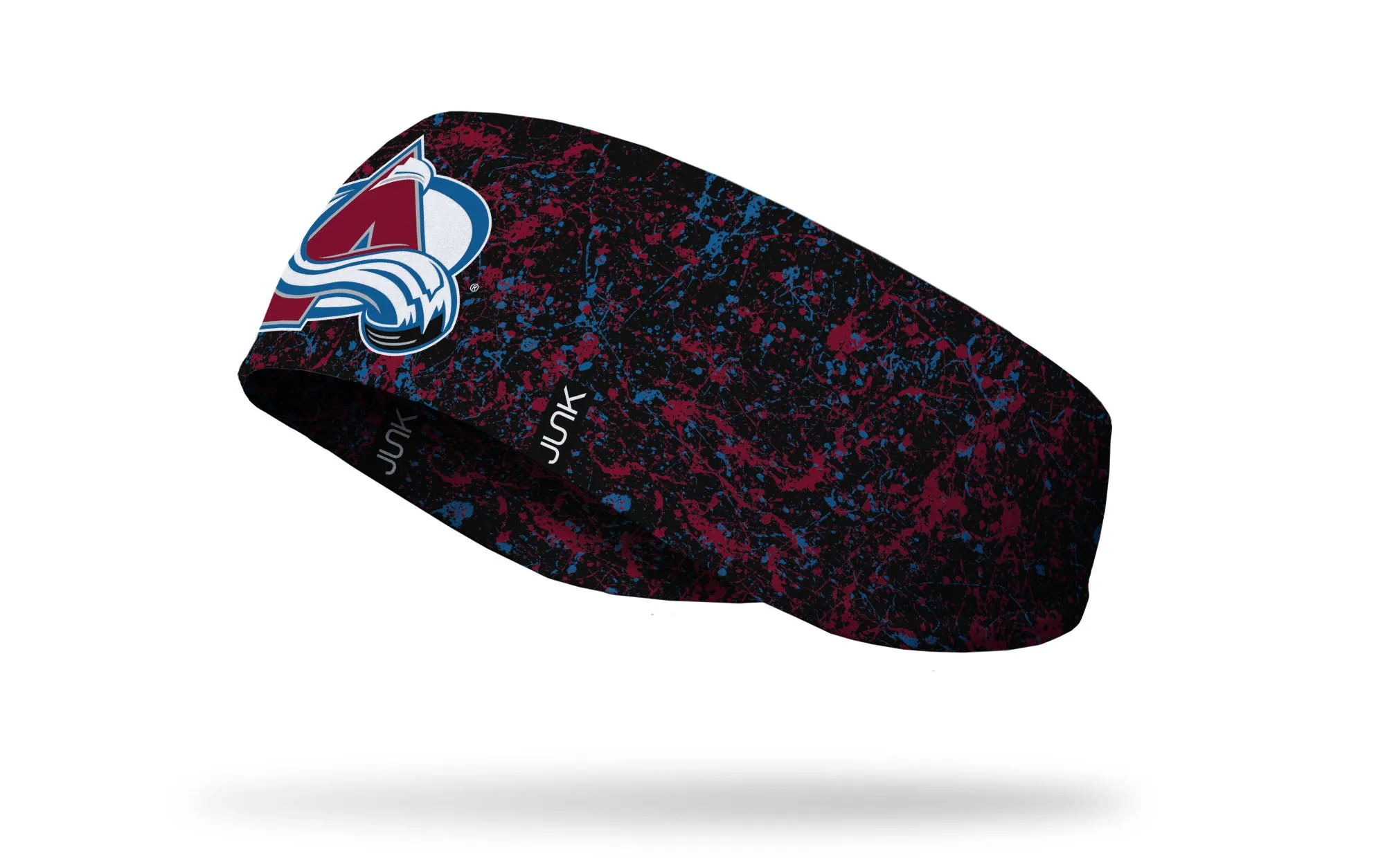 Colorado Avalanche: Splatter Ear Warmer sold by JUNK Brands