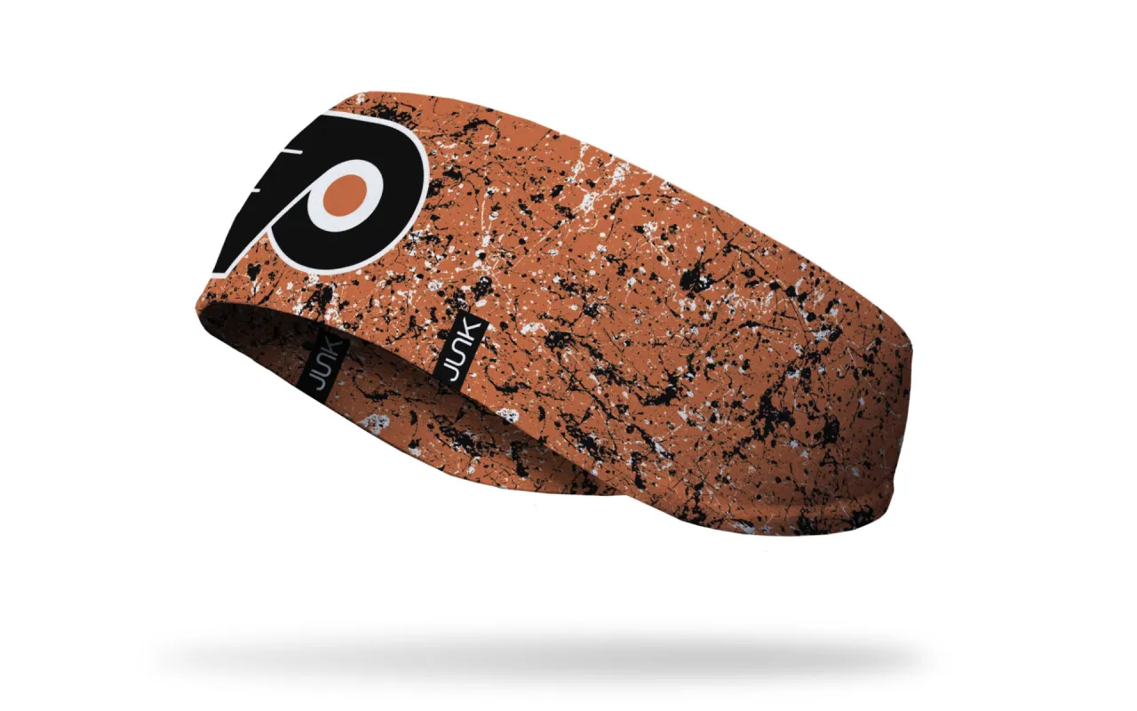Philadelphia Flyers: Splatter Ear Warmer sold by JUNK Brands