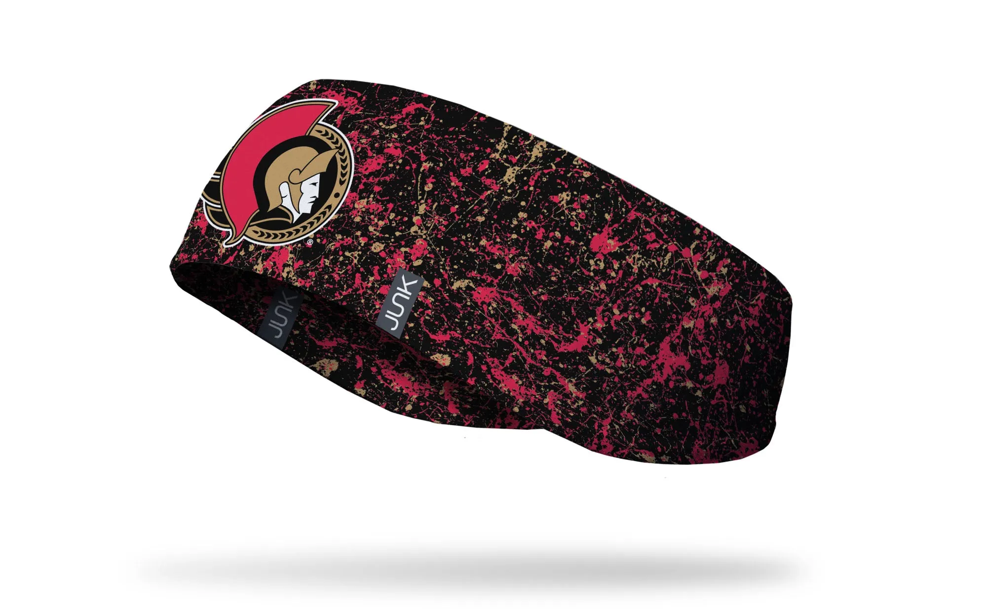 Ottawa Senators: Splatter Ear Warmer sold by JUNK Brands