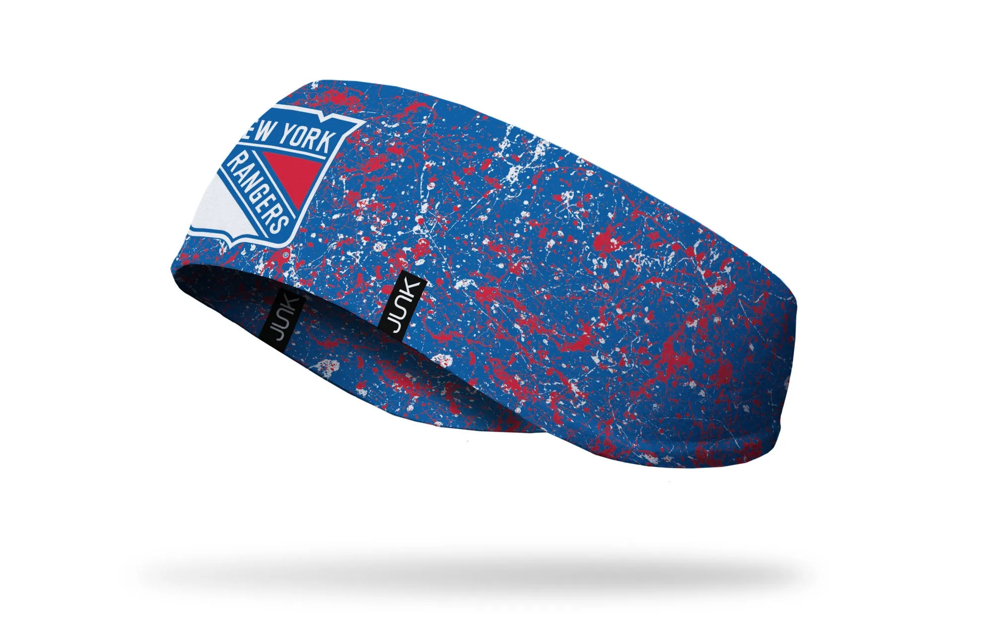 New York Rangers: Splatter Ear Warmer sold by JUNK Brands