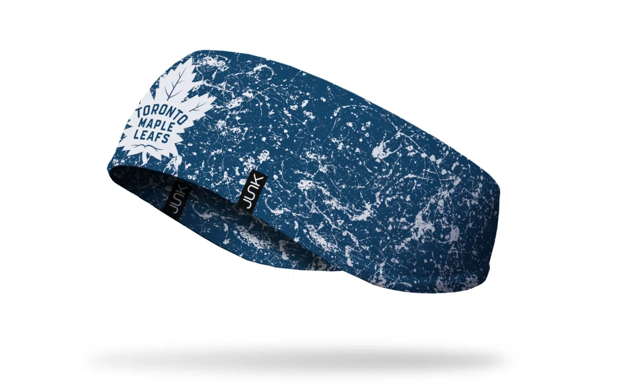 Toronto Maple Leafs: Splatter Ear Warmer sold by JUNK Brands
