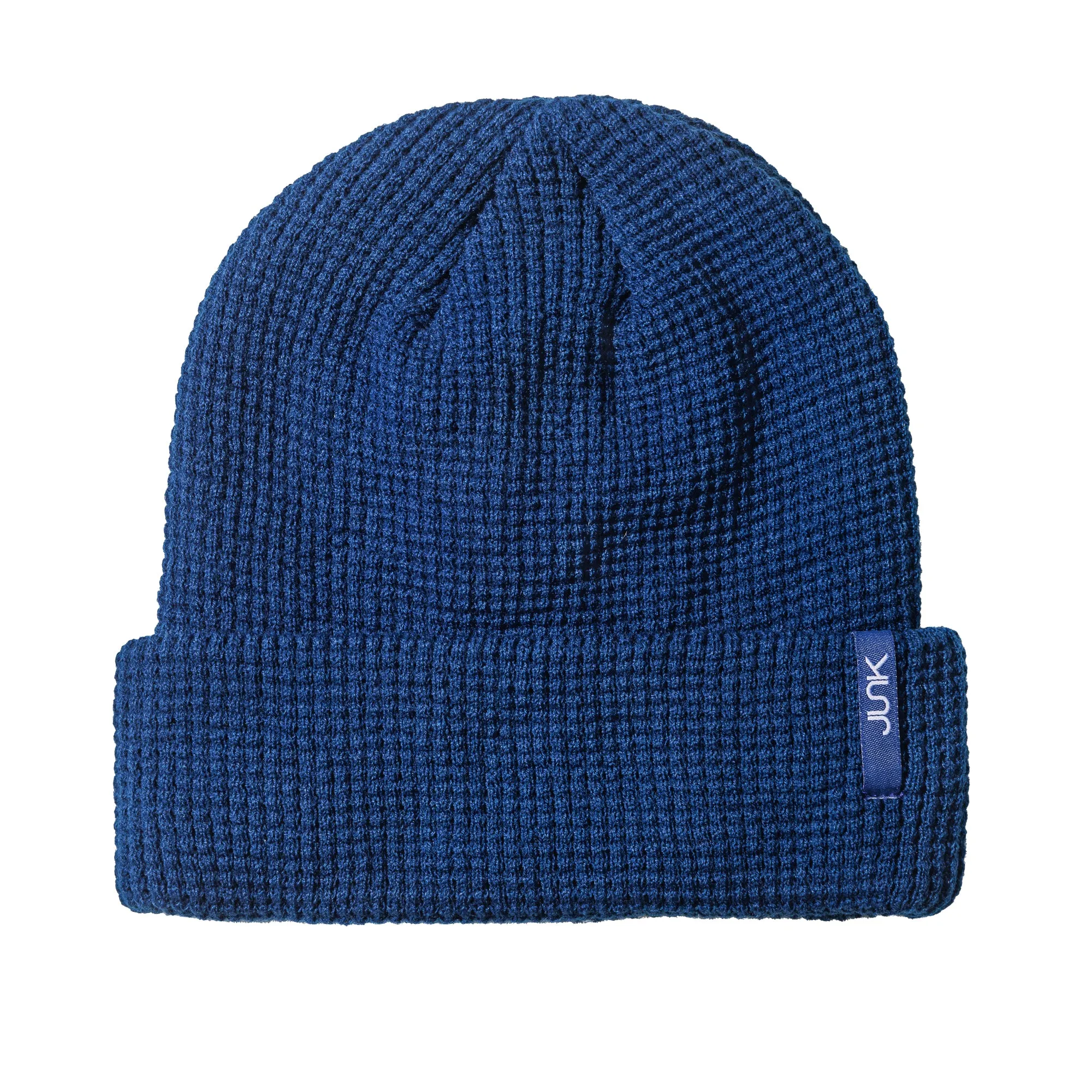 Midnight Blue Waffle Knit Beanie sold by JUNK Brands product image thumbnail 2