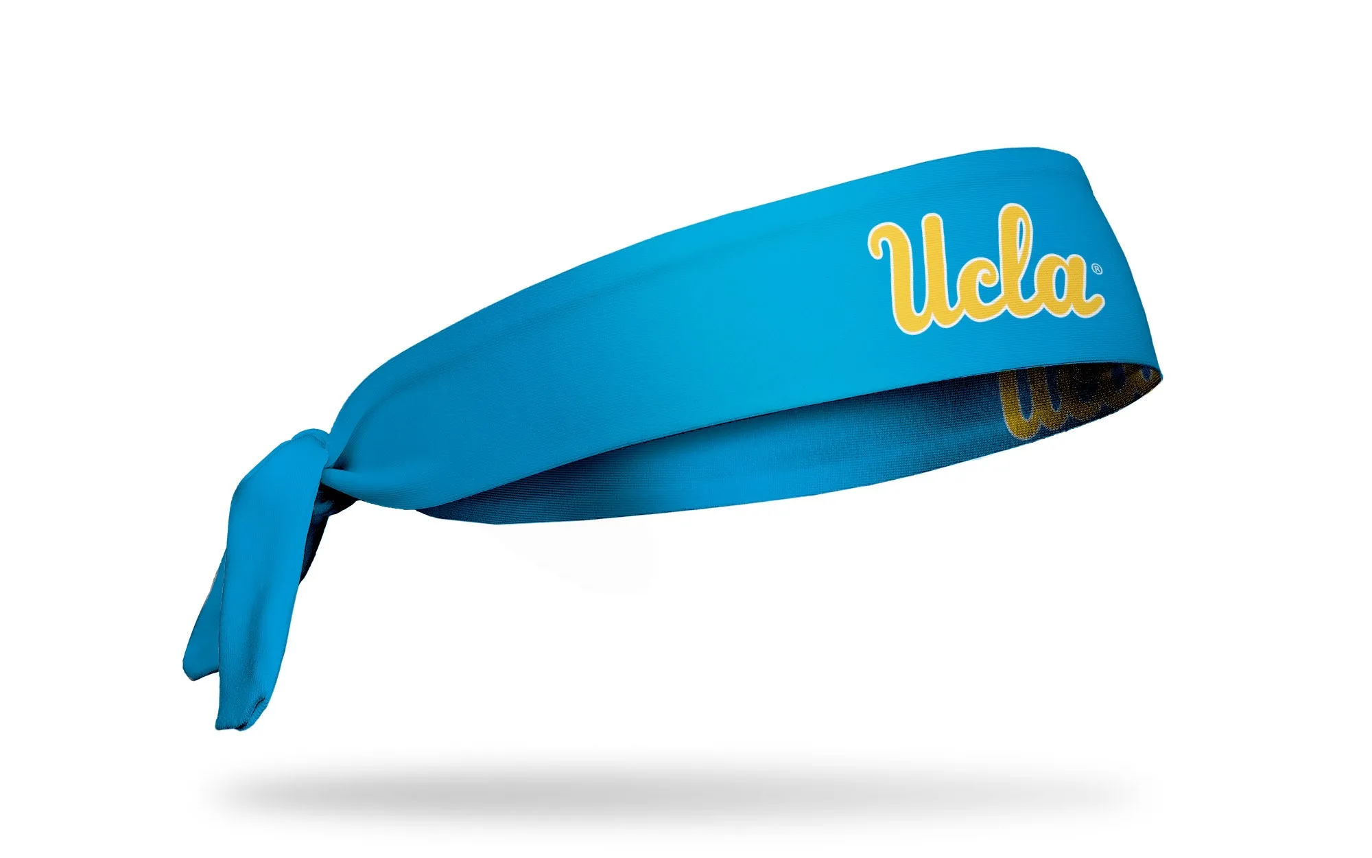 UCLA: Wordmark Blue Flex Tie Headband sold by JUNK Brands product image thumbnail 2