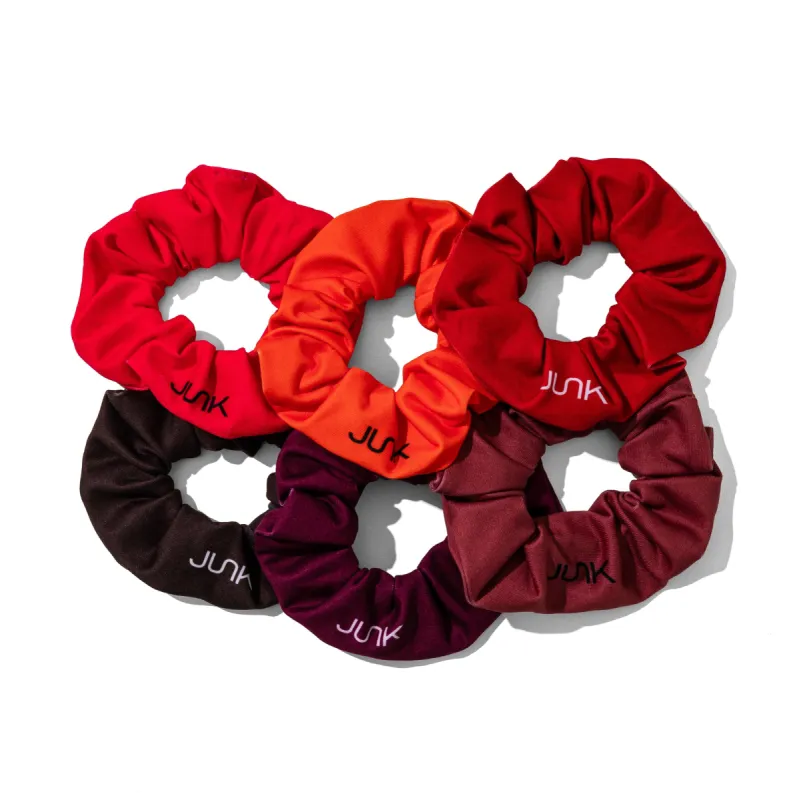 Upcycled Scrunchie - Warm Colors 3 Pack sold by JUNK Brands
