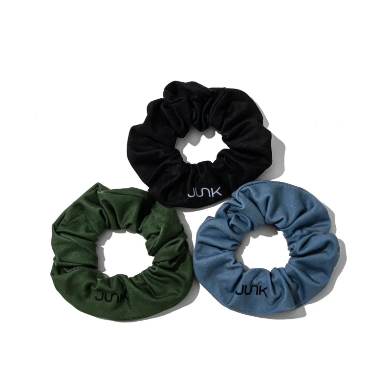 Upcycled Scrunchie - Essentials 3 Pack sold by JUNK Brands