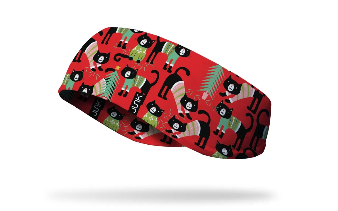 Meowy Christmas Ear Warmer sold by JUNK Brands
