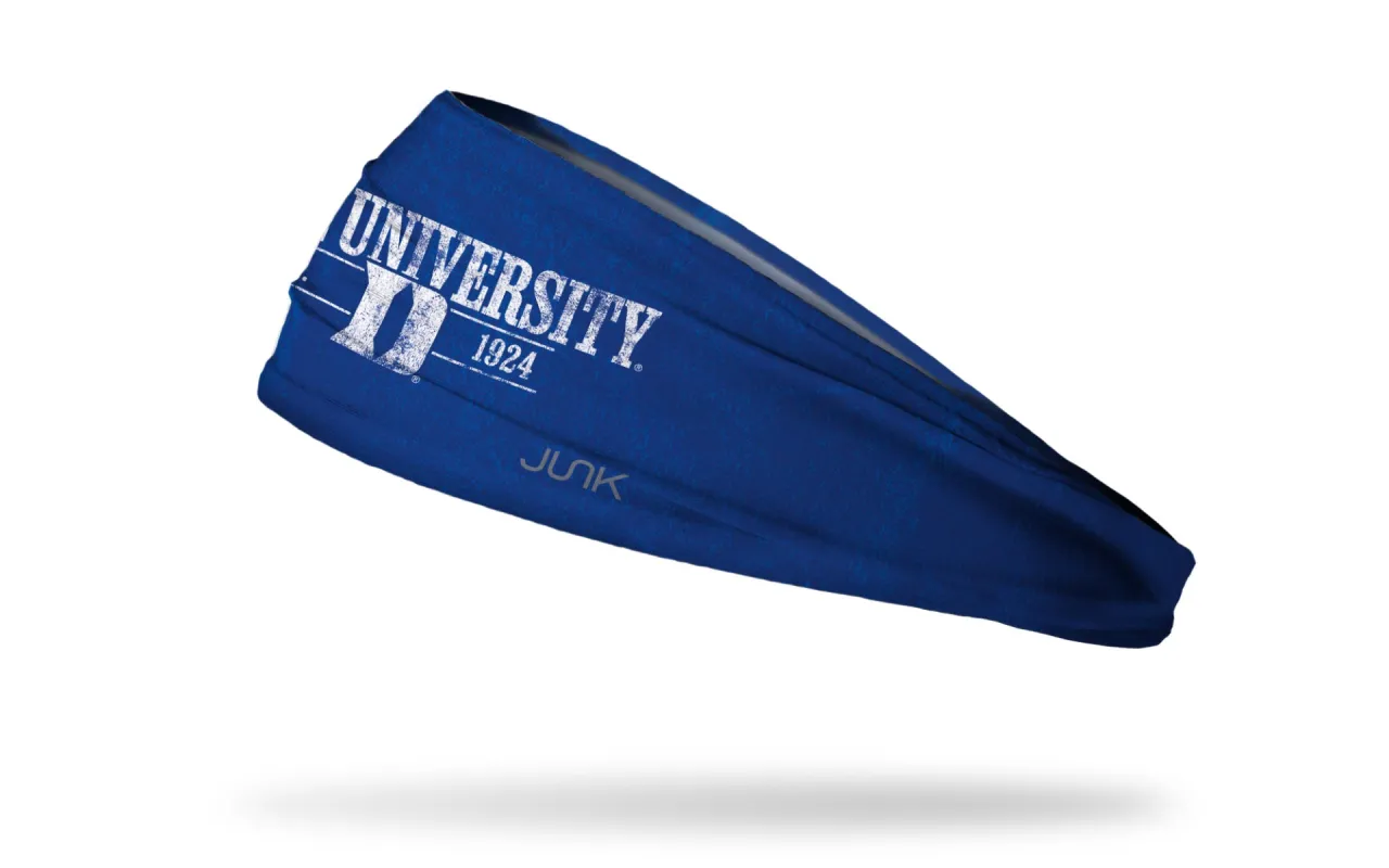Duke University: Vintage Athletic Big Bang Lite Headband sold by JUNK Brands