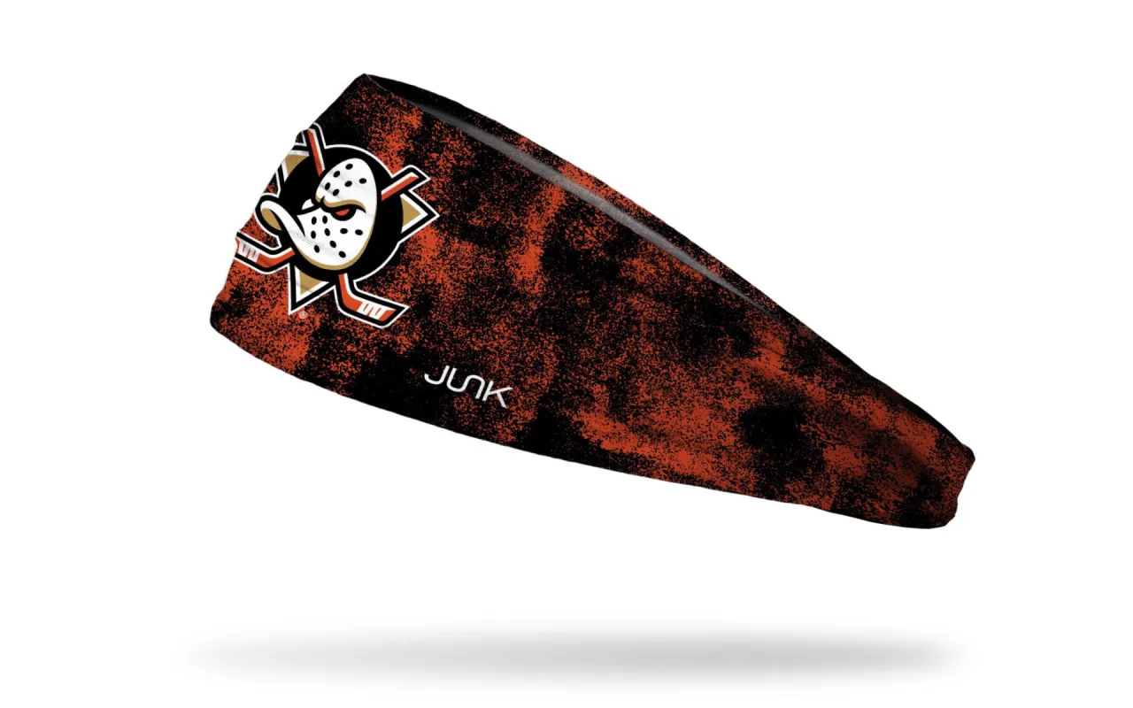 Anaheim Ducks: Grunge Big Bang Lite Headband sold by JUNK Brands