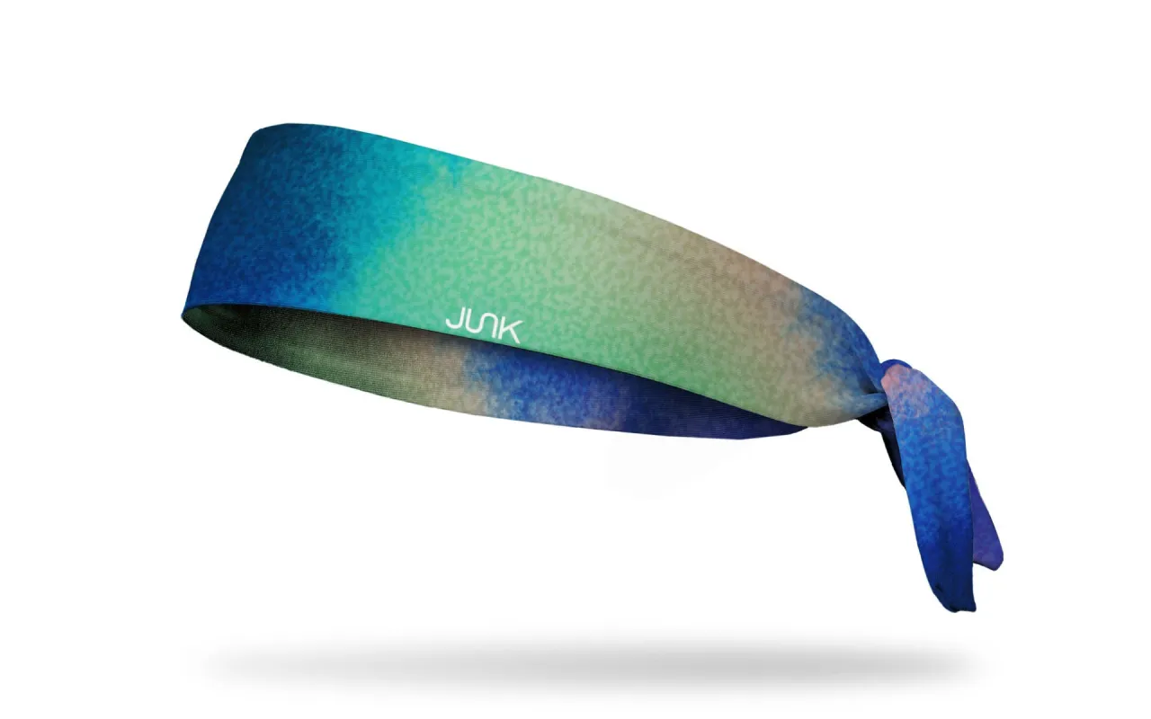 Borealis Pop Flex Tie Headband sold by JUNK Brands