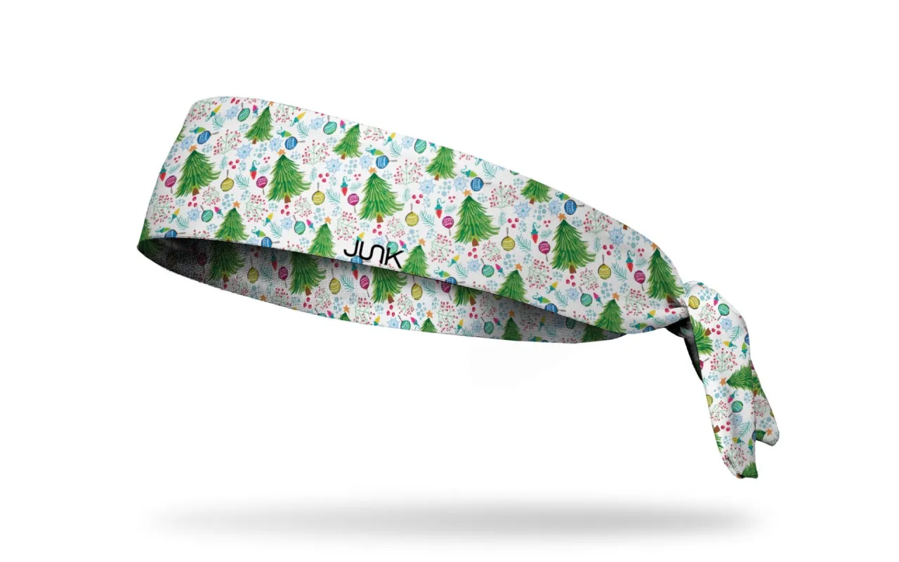 Tree Trimmings Tie Headband sold by JUNK Brands