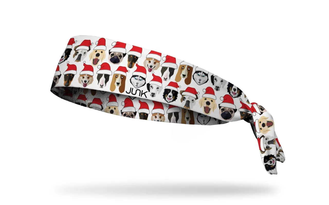 Santa Paws Tie Headband sold by JUNK Brands