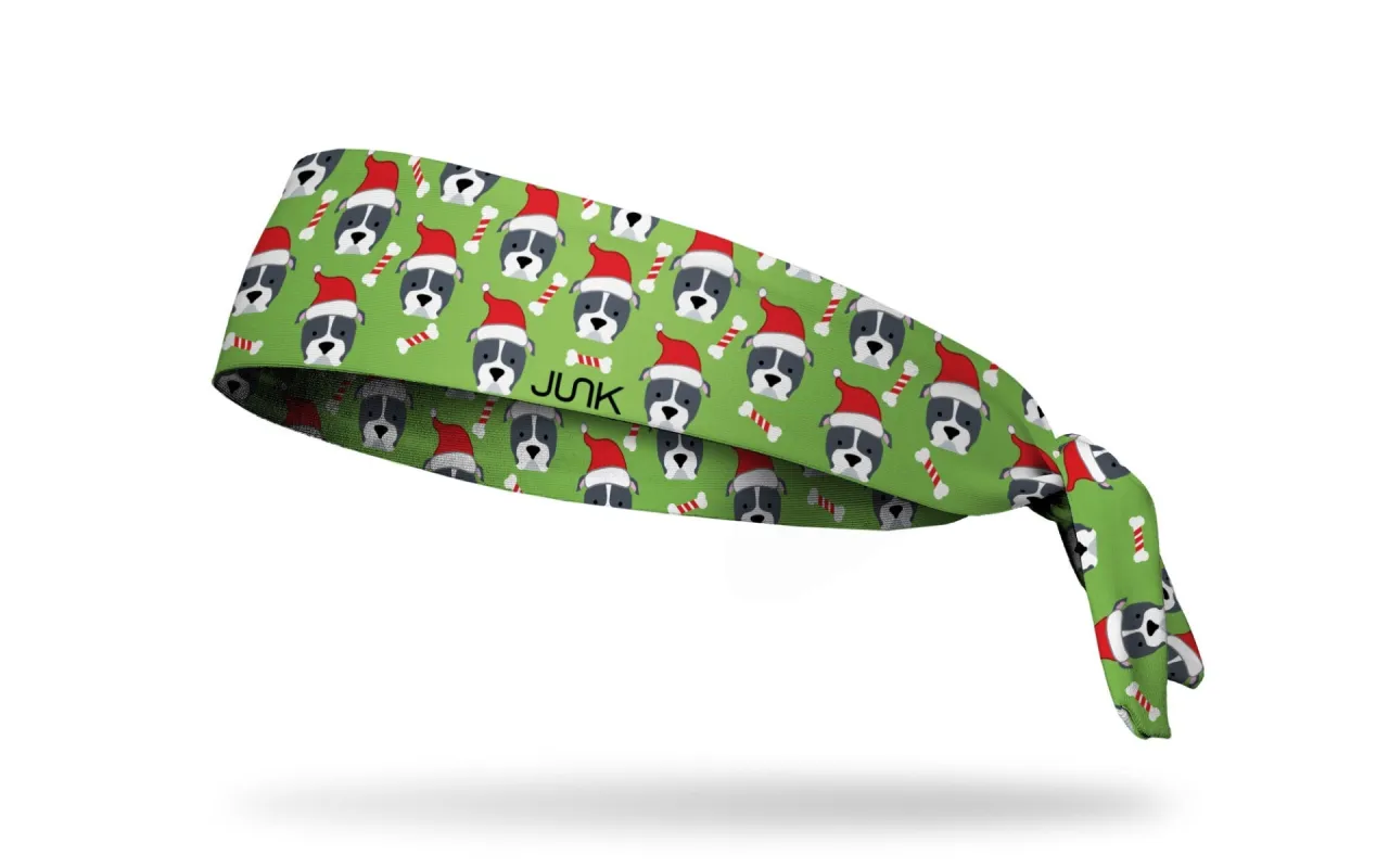 North Pole Pit Tie Headband sold by JUNK Brands