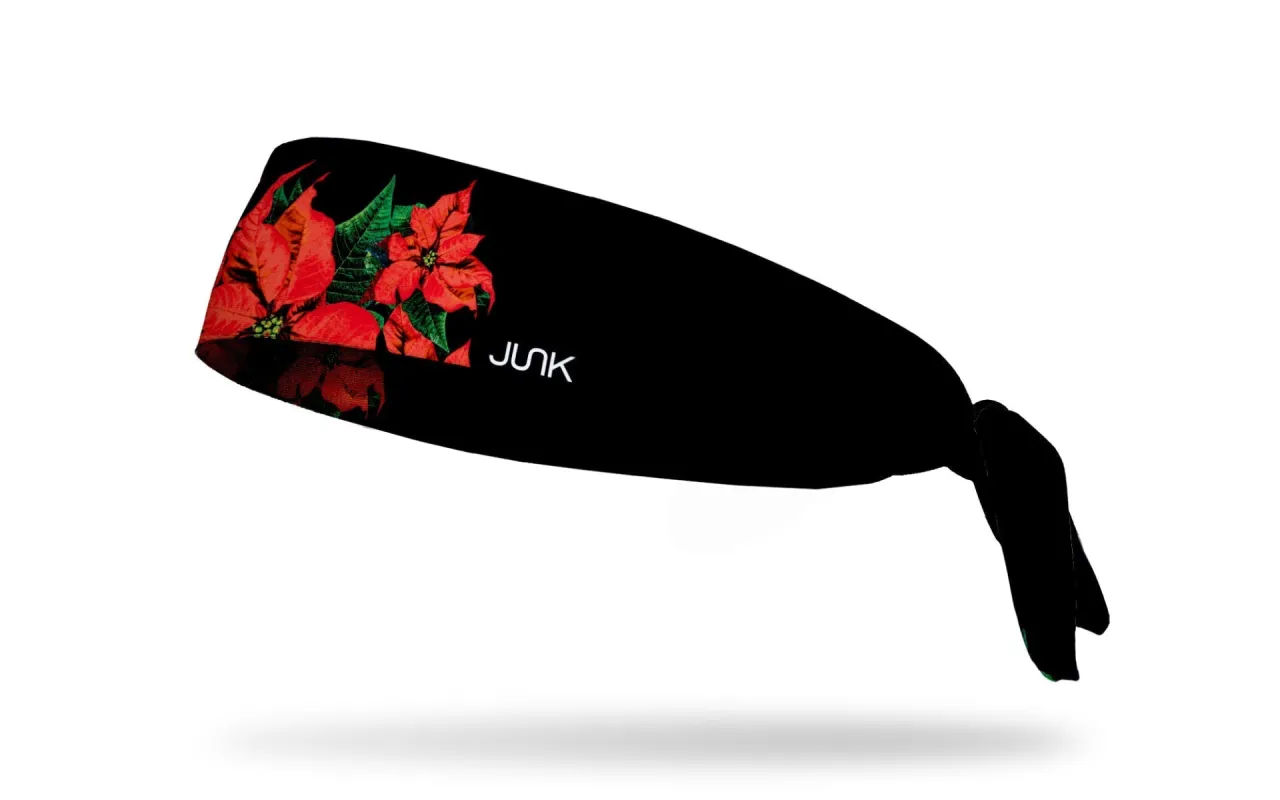 Poinsettia Tie Headband sold by JUNK Brands