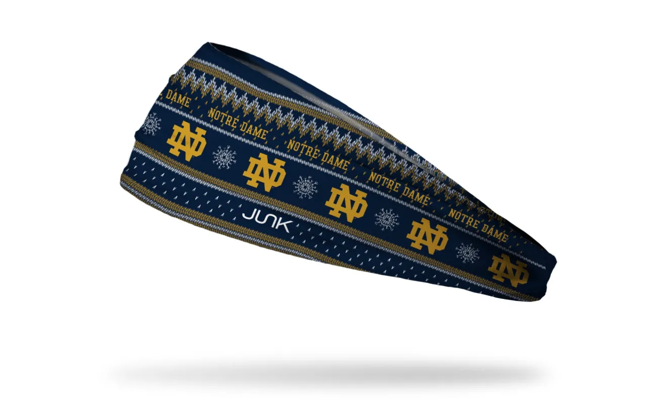 University of Notre Dame: Winter Break Big Bang Lite Headband sold by JUNK Brands