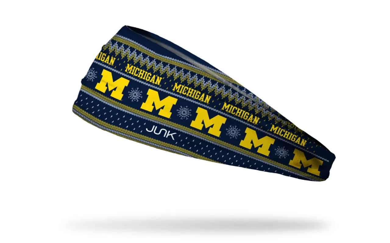 University of Michigan: Winter Break Big Bang Lite Headband sold by JUNK Brands