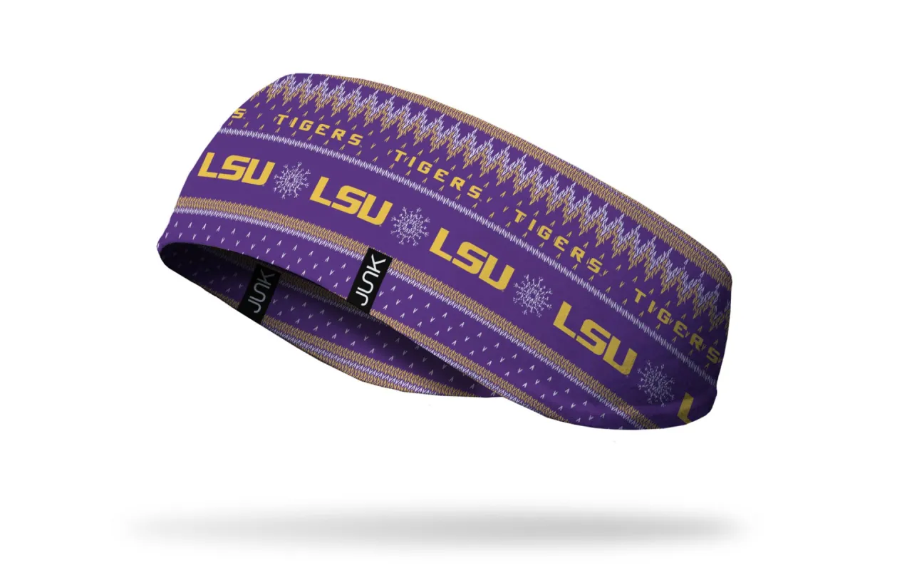 Louisiana State University: Winter Break Ear Warmer sold by JUNK Brands