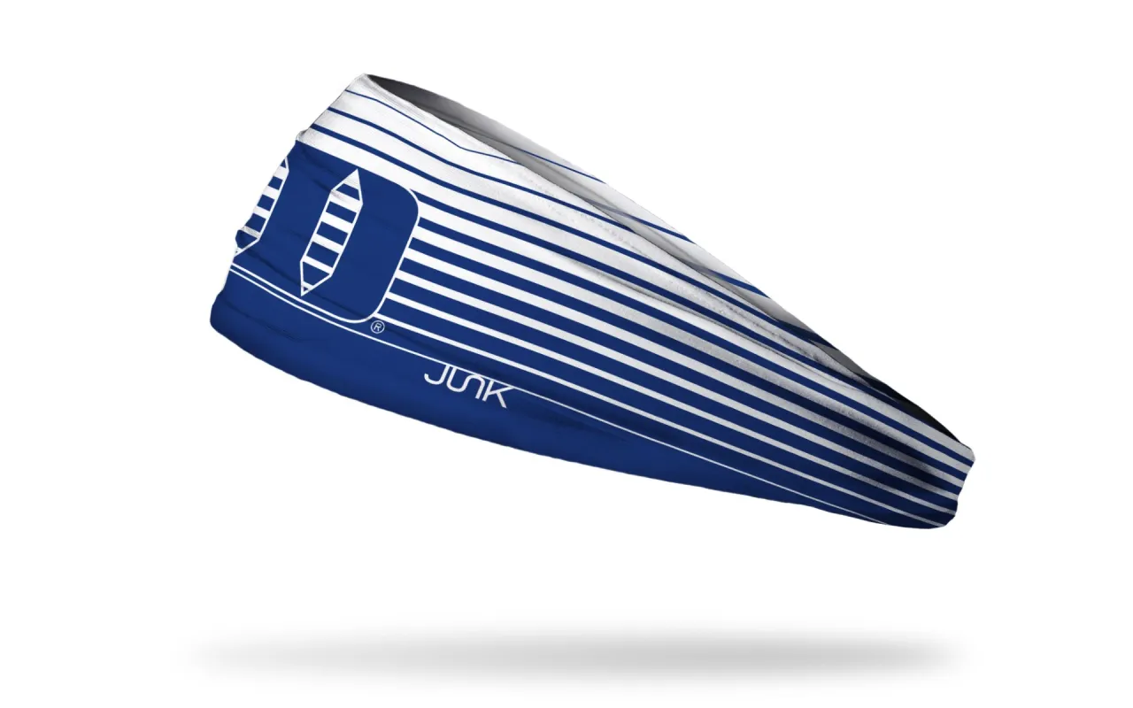 Duke University: Gradient Stripe Big Bang Lite Headband sold by JUNK Brands