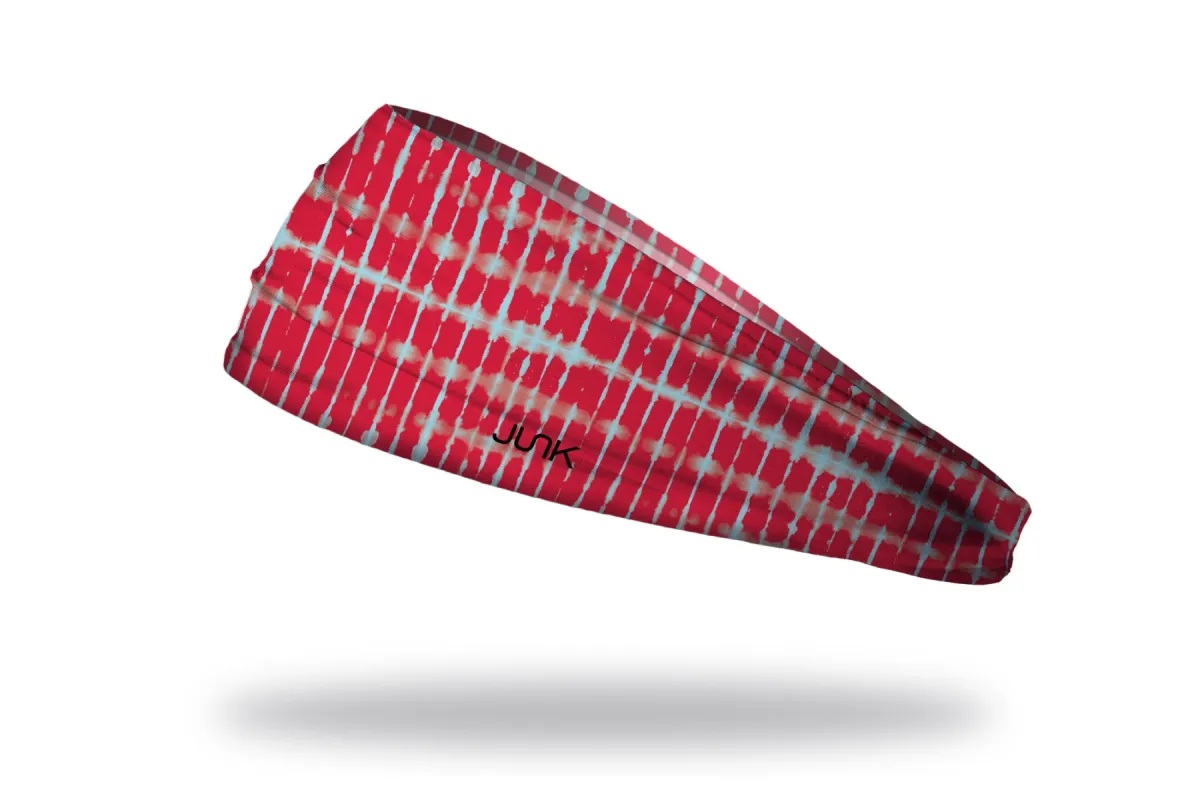 Red Tesseract Headband sold by JUNK Brands