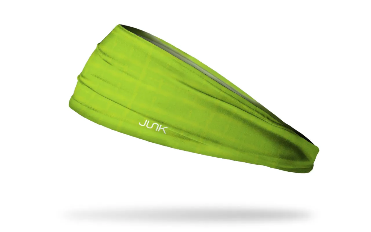 Lime Twist Headband sold by JUNK Brands