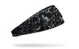 Black Silver Splatter Big Bang Lite Headband sold by JUNK Brands