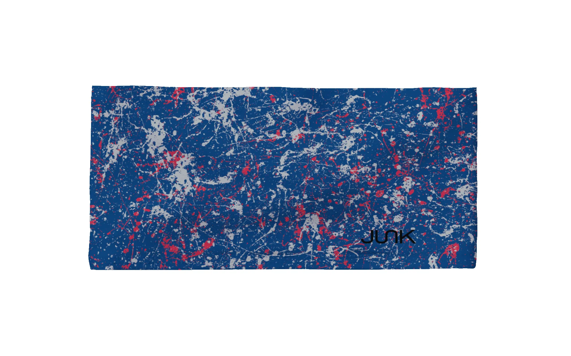 Blue Gray Red Splatter Big Bang Lite Headband sold by JUNK Brands product image thumbnail 3