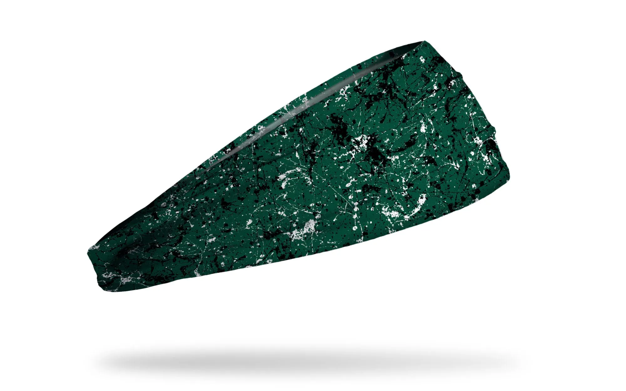 Green Black White Splatter Big Bang Lite Headband sold by JUNK Brands product image thumbnail 2