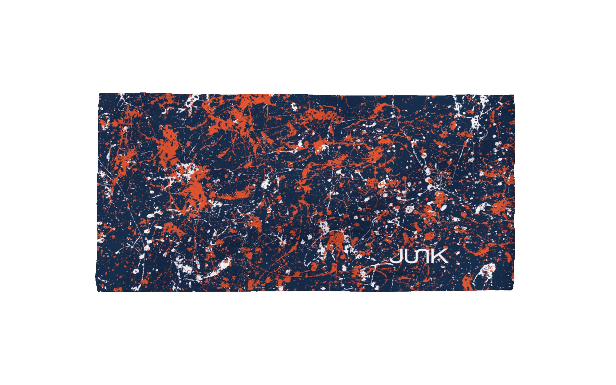 Navy Orange White Splatter Big Bang Lite Headband sold by JUNK Brands product image thumbnail 3