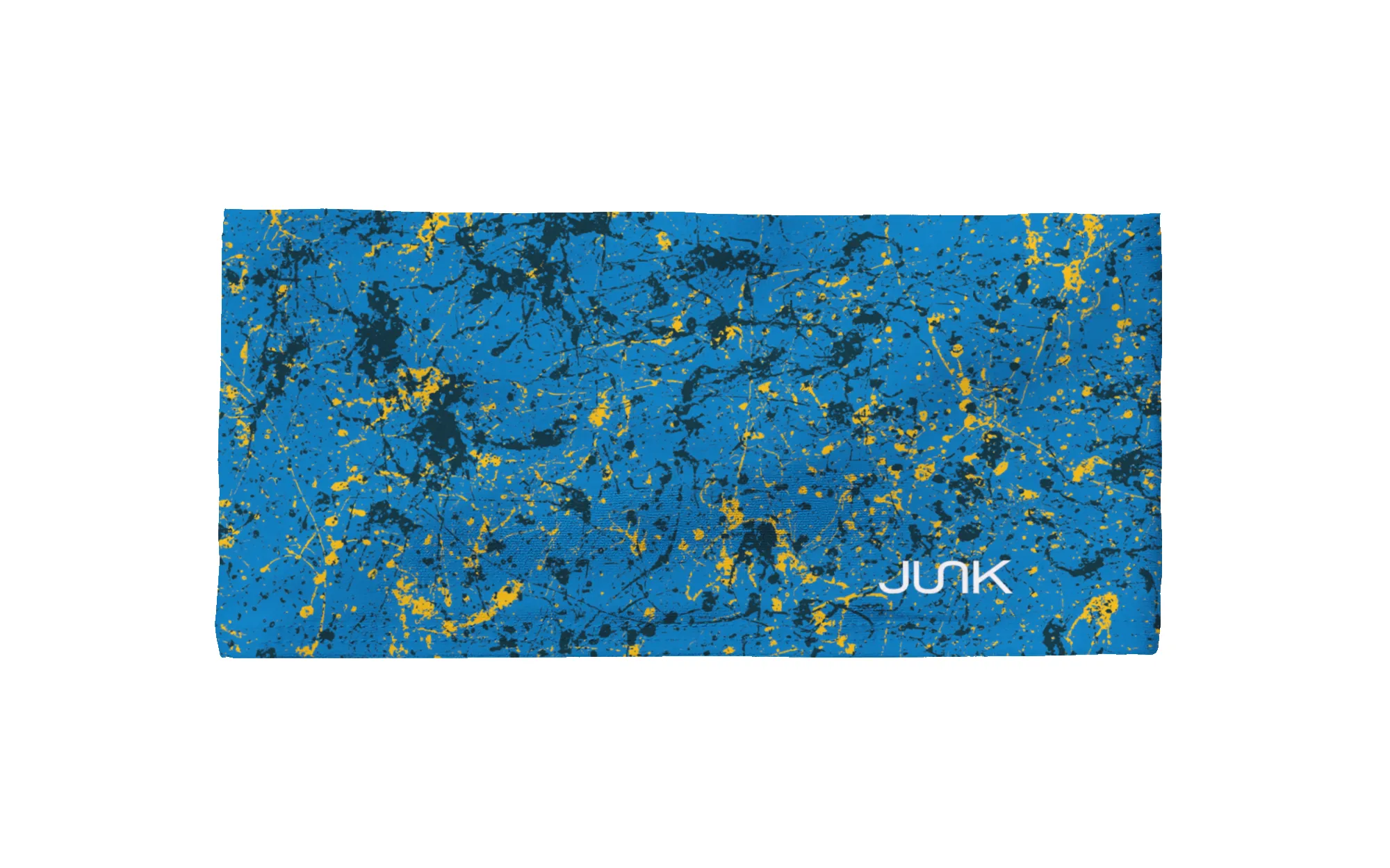 Powder Blue Gold White Splatter Big Bang Lite Headband sold by JUNK Brands product image thumbnail 3