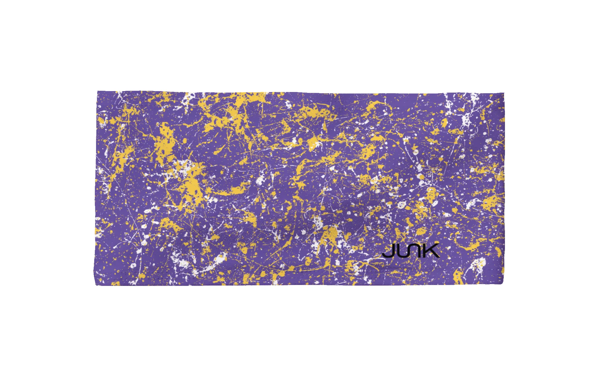 Purple Gold White Splatter Big Bang Lite Headband sold by JUNK Brands product image thumbnail 3