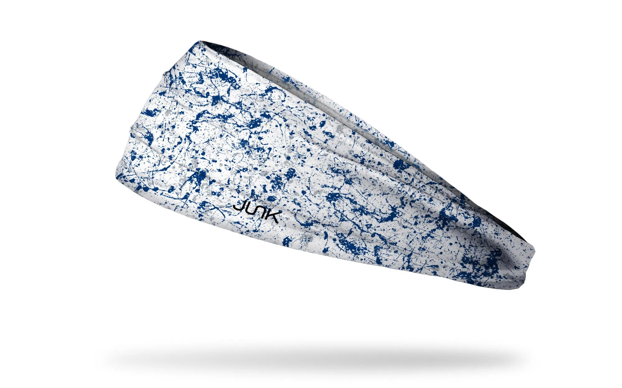 Speed Blue White Splatter Big Bang Lite Headband sold by JUNK Brands