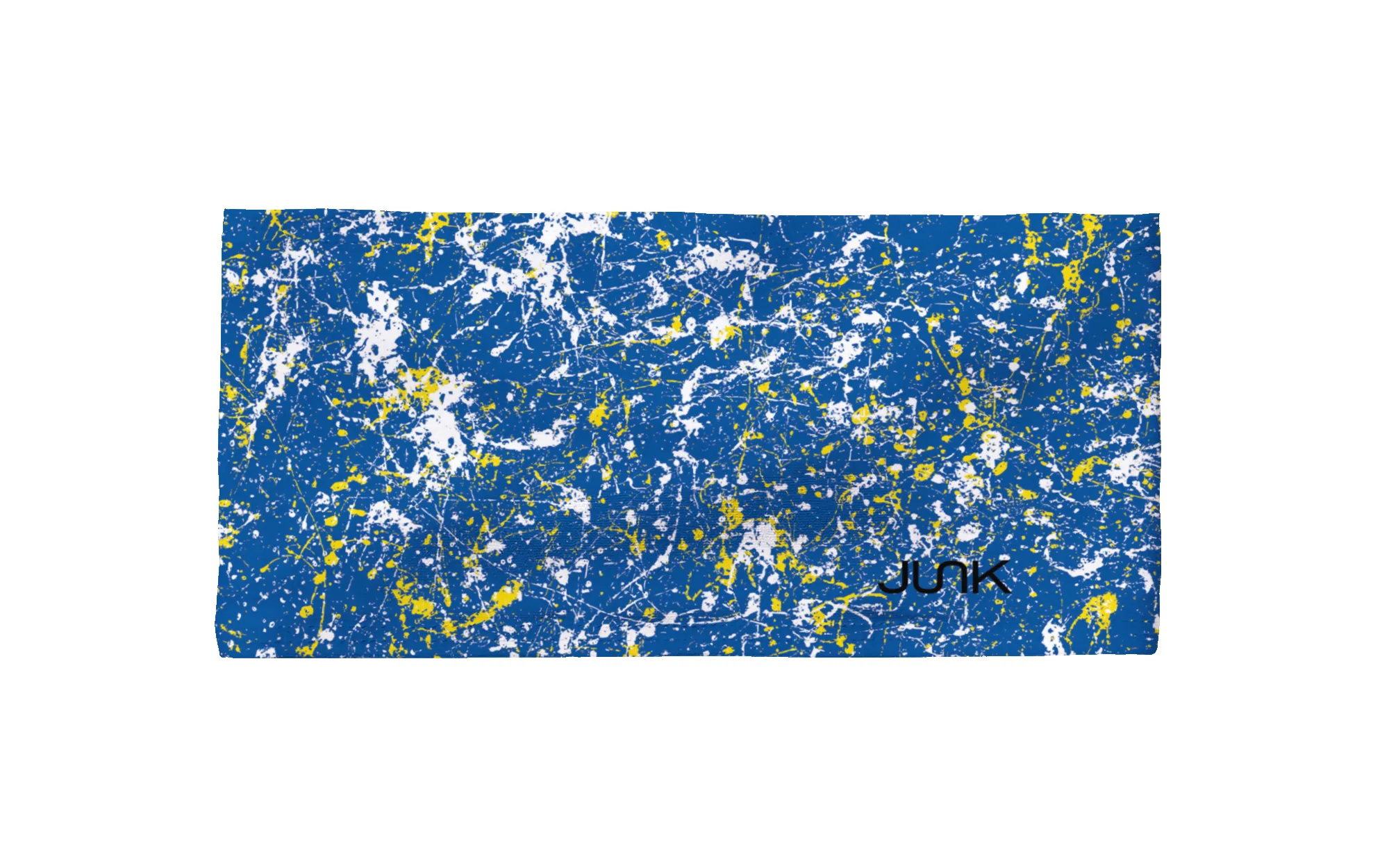 Royal Blue Yellow Splatter Big Bang Lite Headband sold by JUNK Brands product image thumbnail 3