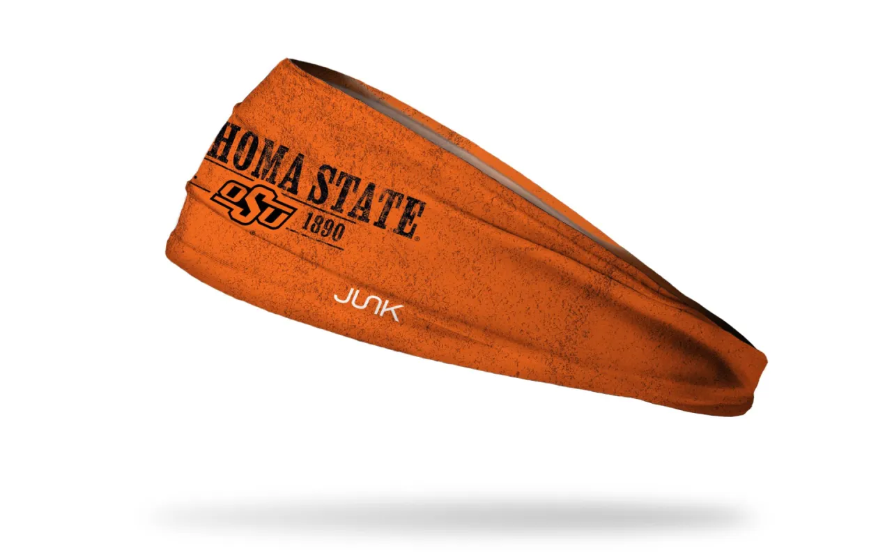 Oklahoma State University: Vintage Athletic Big Bang Lite Headband sold by JUNK Brands