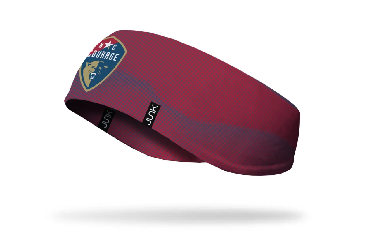North Carolina Courage: Wave Ear Warmer sold by JUNK Brands