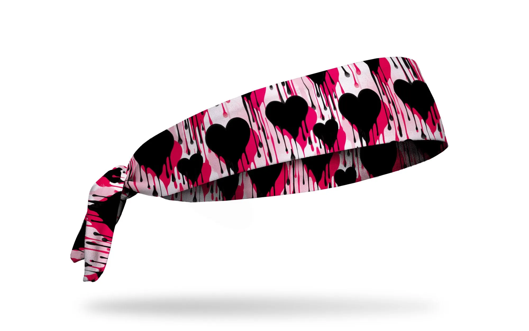 Bleeding Hearts Flex Tie Headband sold by JUNK Brands product image thumbnail 2