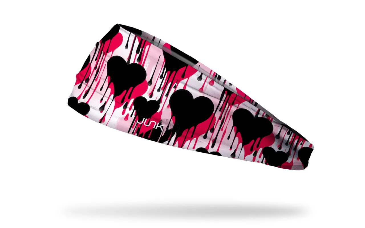 Bleeding Hearts Big Bang Lite Headband sold by JUNK Brands
