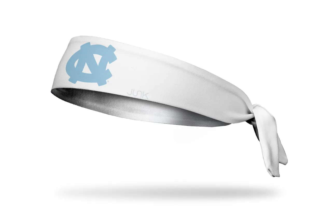 University of North Carolina: Logo White Flex Tie Headband sold by JUNK Brands