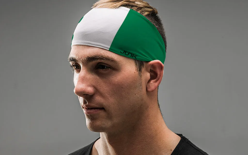 Nigeria Flag Headband sold by JUNK Brands product image thumbnail 4