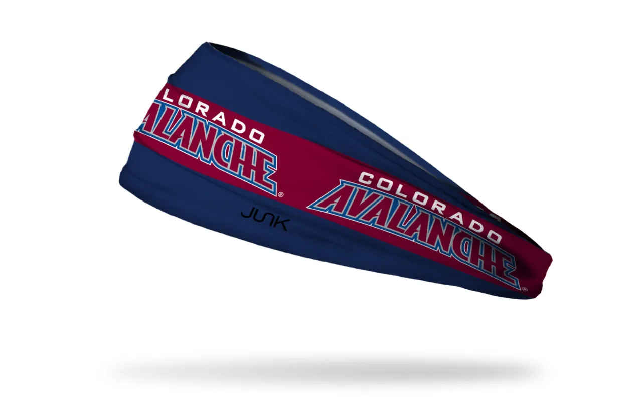 Colorado Avalanche: Game On Big Bang Lite Headband sold by JUNK Brands