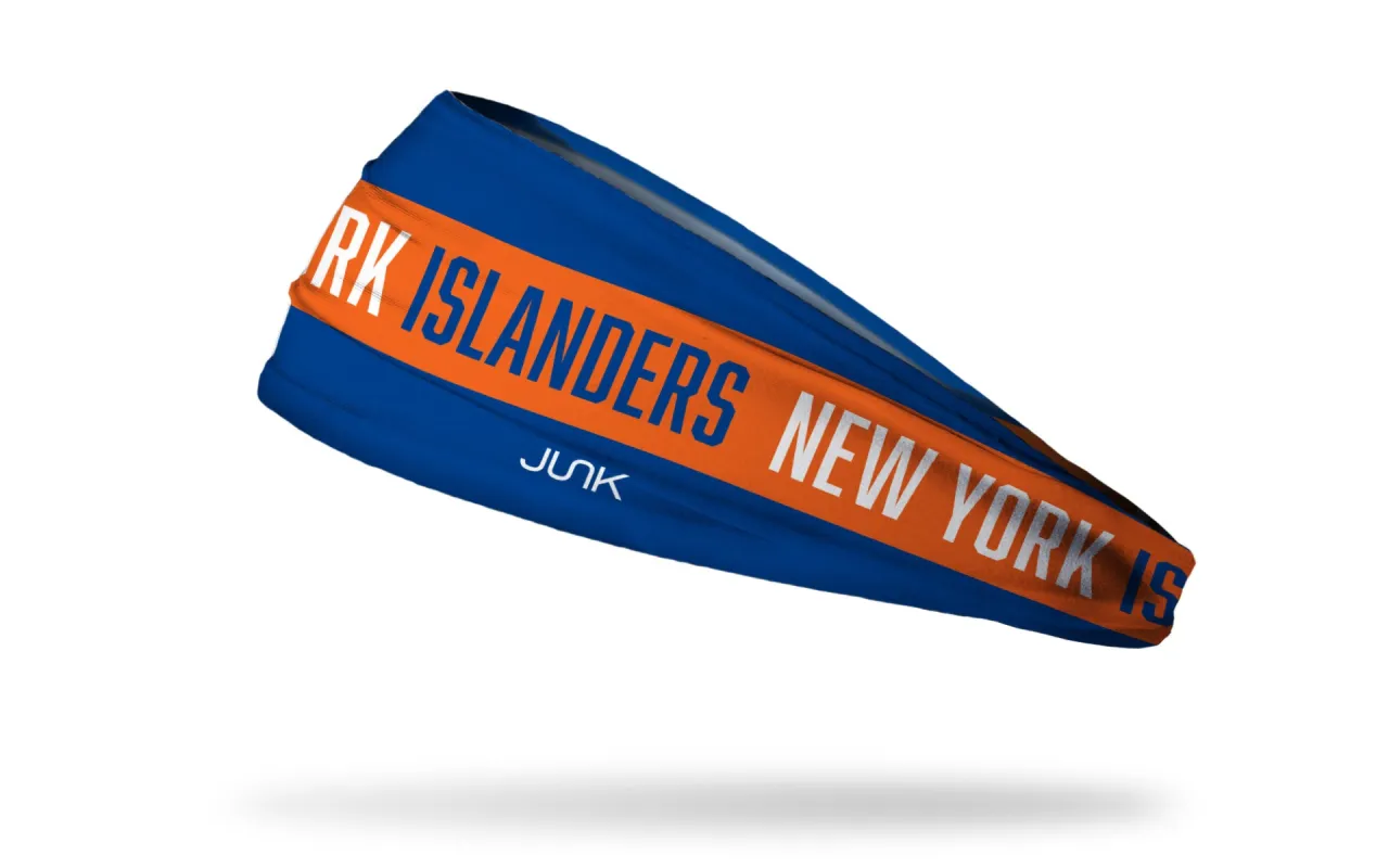 New York Islanders: Game On Big Bang Lite Headband sold by JUNK Brands