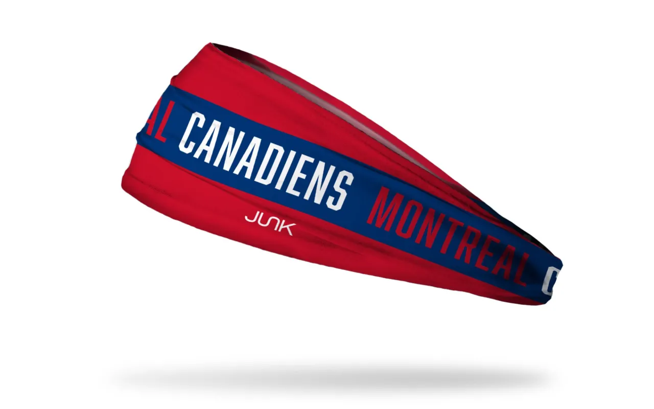 Montreal Canadiens: Game On Big Bang Lite Headband sold by JUNK Brands