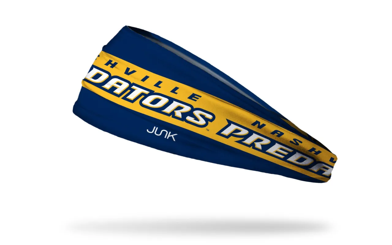 Nashville Predators: Game On Big Bang Lite Headband sold by JUNK Brands
