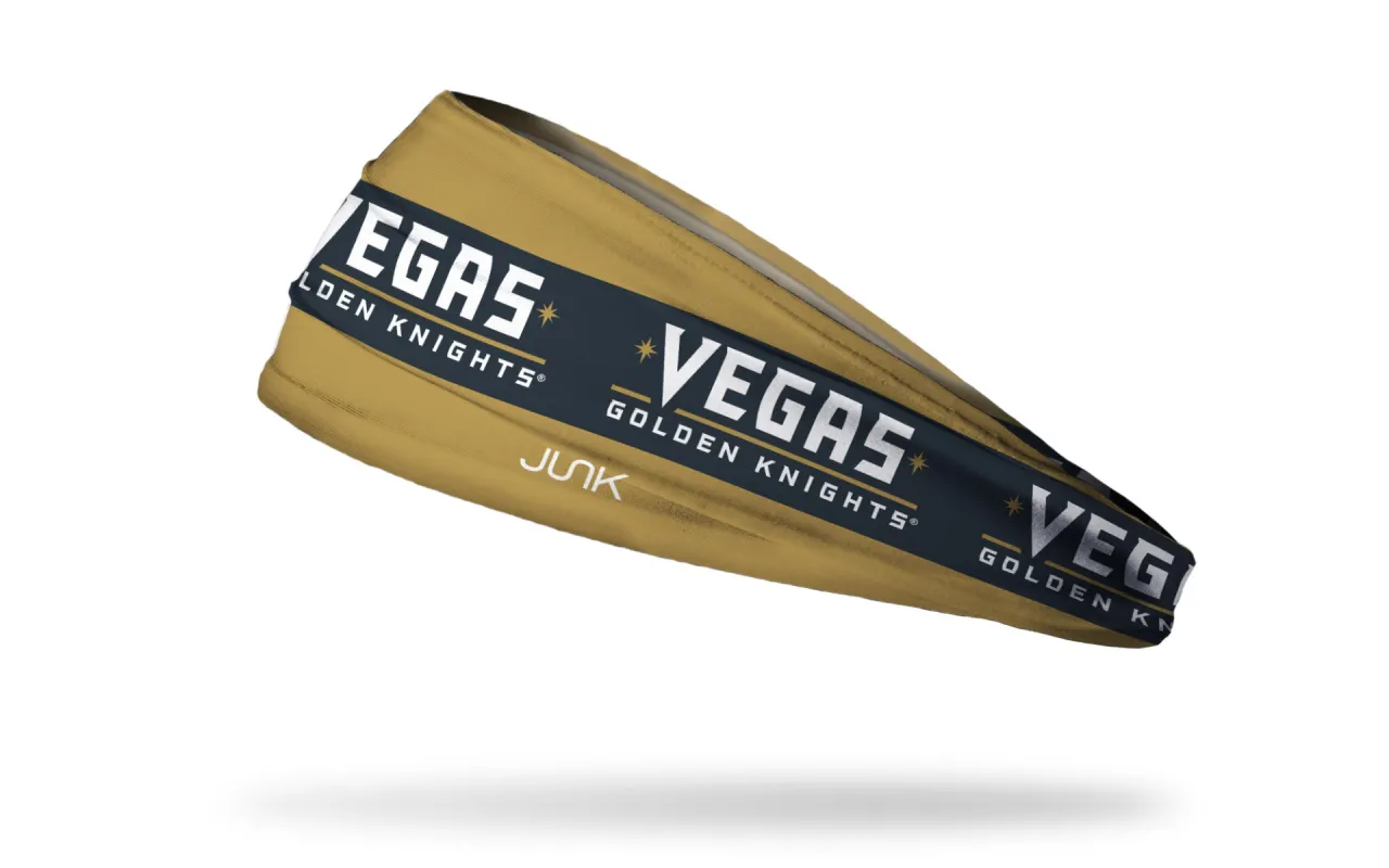 Vegas Golden Knights: Game On Big Bang Lite Headband sold by JUNK Brands