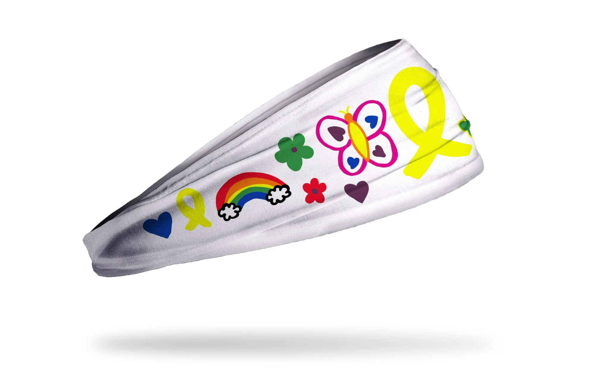 Nyla's Gold Ribbon Big Bang Lite Headband sold by JUNK Brands product image thumbnail 2