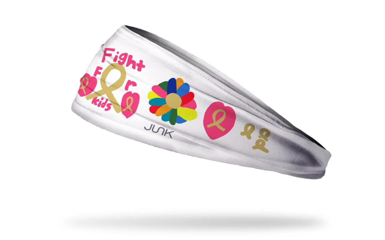 Sydney's Gold Ribbon Big Bang Lite Headband sold by JUNK Brands