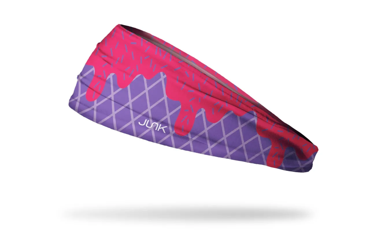 Hot Purple Scoop Big Bang Lite Headband sold by JUNK Brands