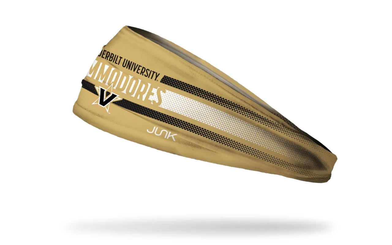 Vanderbilt University: Faded Stripe Big Bang Lite Headband sold by JUNK Brands