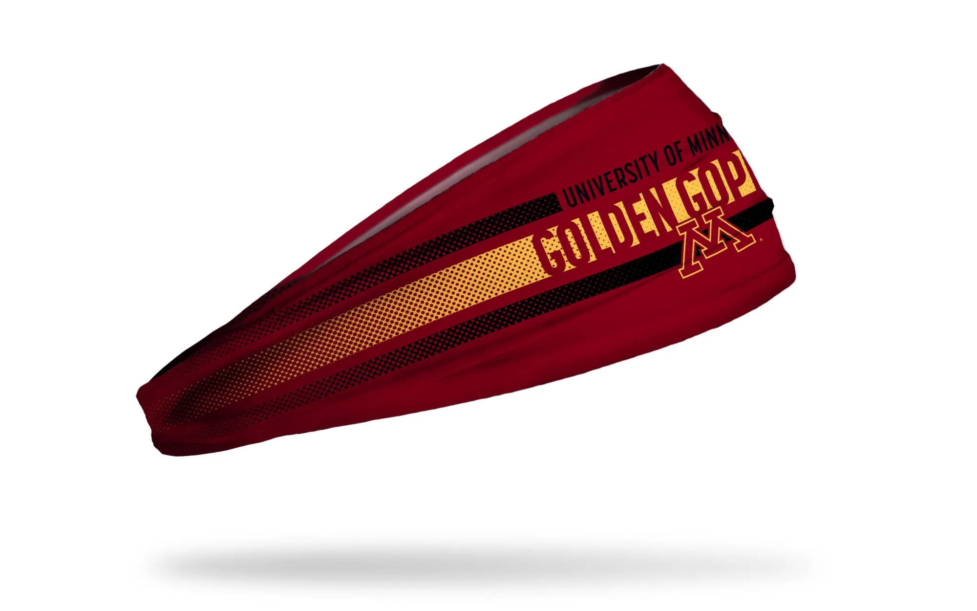 University of Minnesota: Faded Stripe Big Bang Lite Headband sold by JUNK Brands product image thumbnail 2