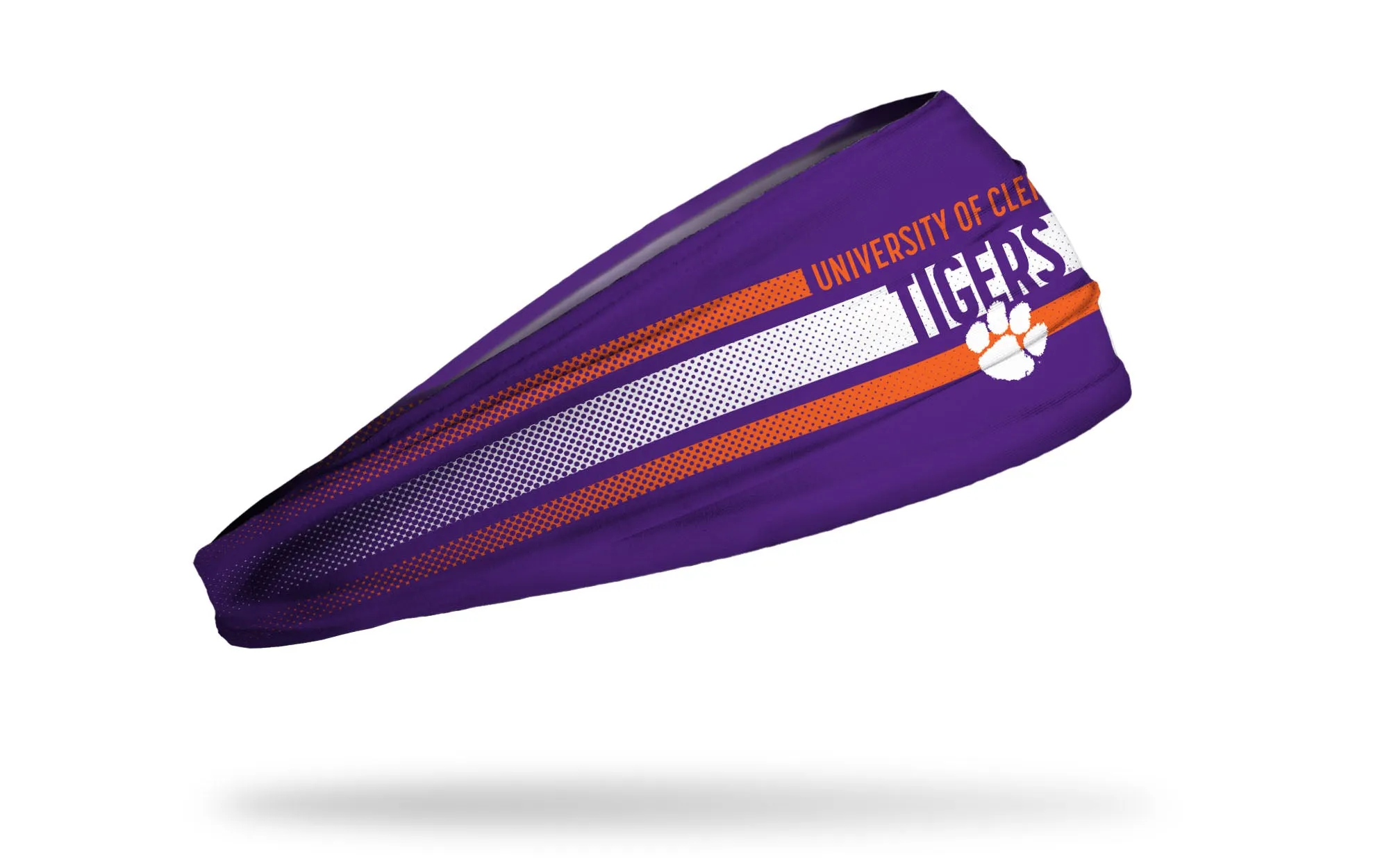 Clemson University: Faded Stripe Big Bang Lite Headband sold by JUNK Brands product image thumbnail 2