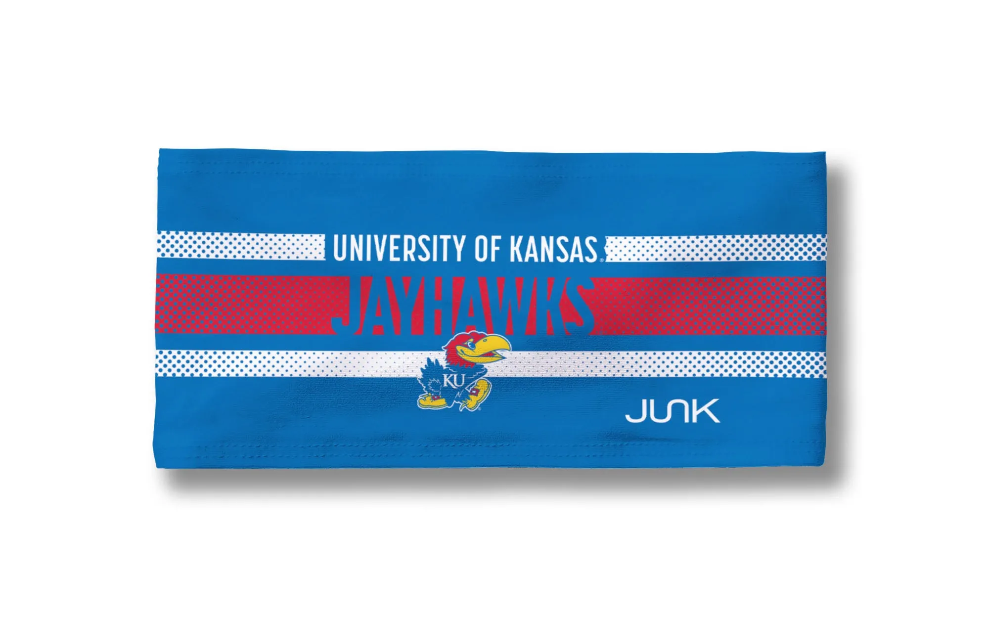University of Kansas: Faded Stripe Big Bang Lite Headband sold by JUNK Brands product image thumbnail 3