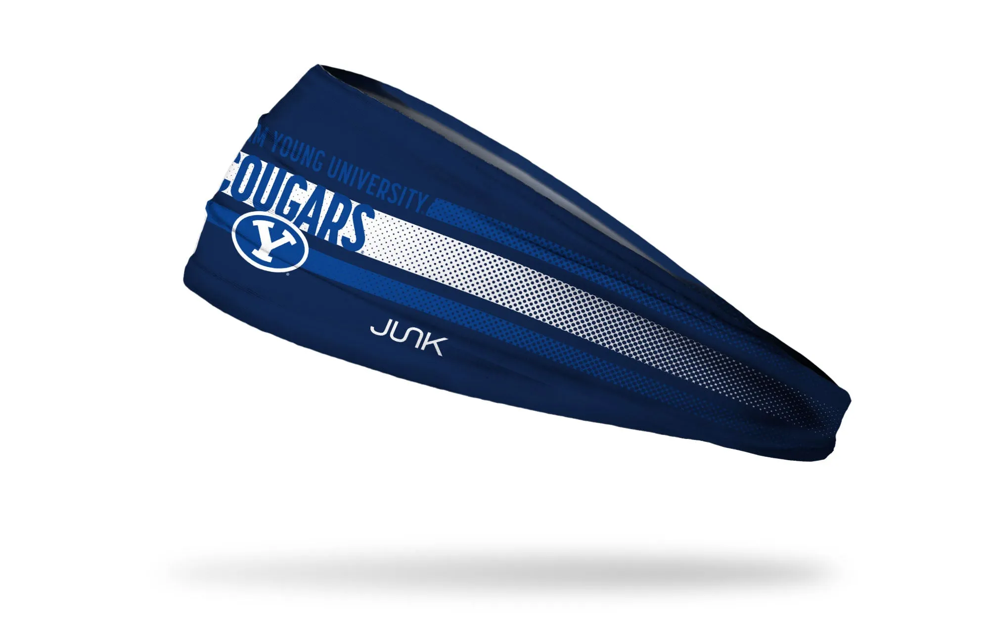 Brigham Young University: Faded Stripe Big Bang Lite Headband sold by JUNK Brands